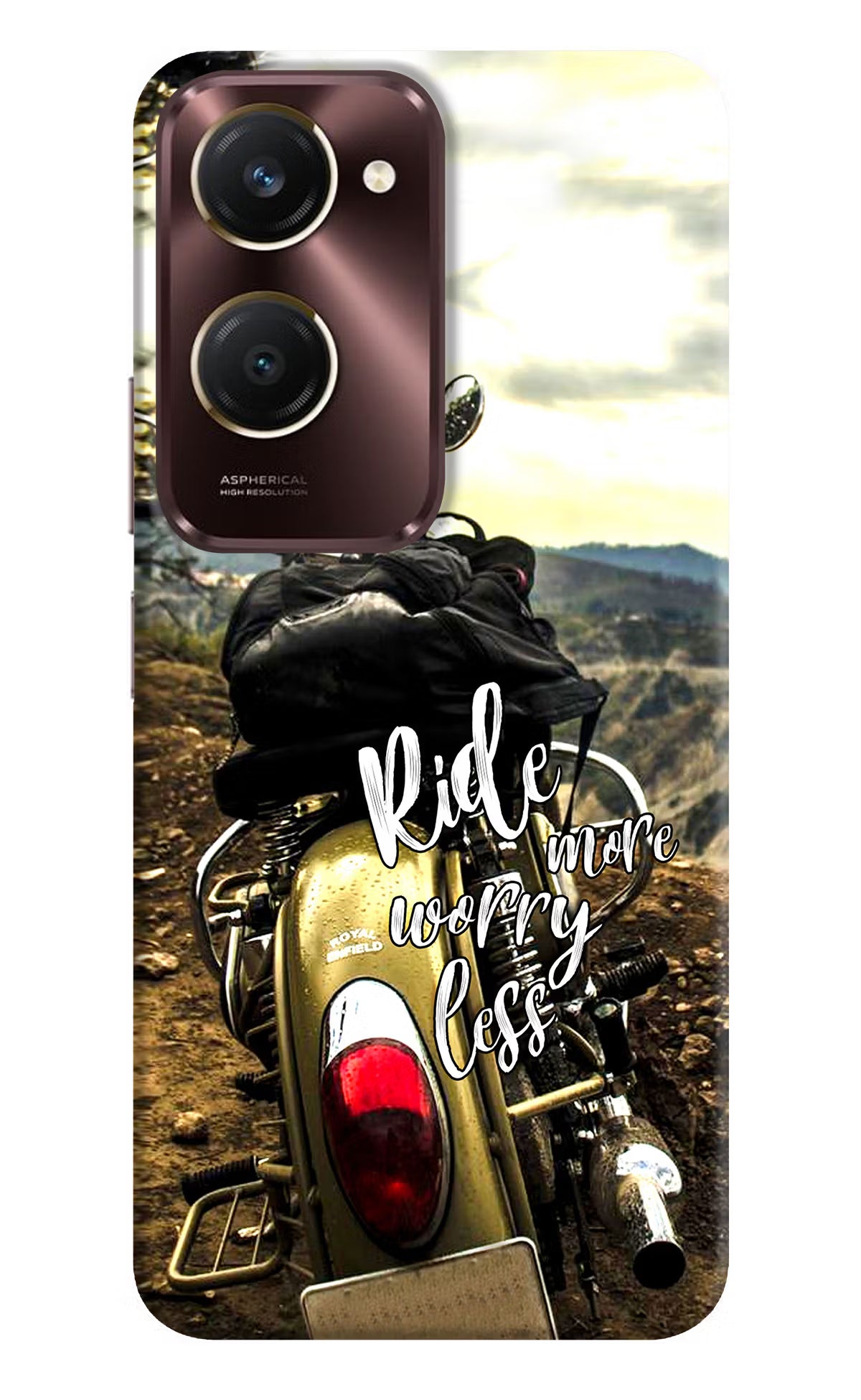 Ride More Worry Less iQOO Z9 Lite 5G Back Cover