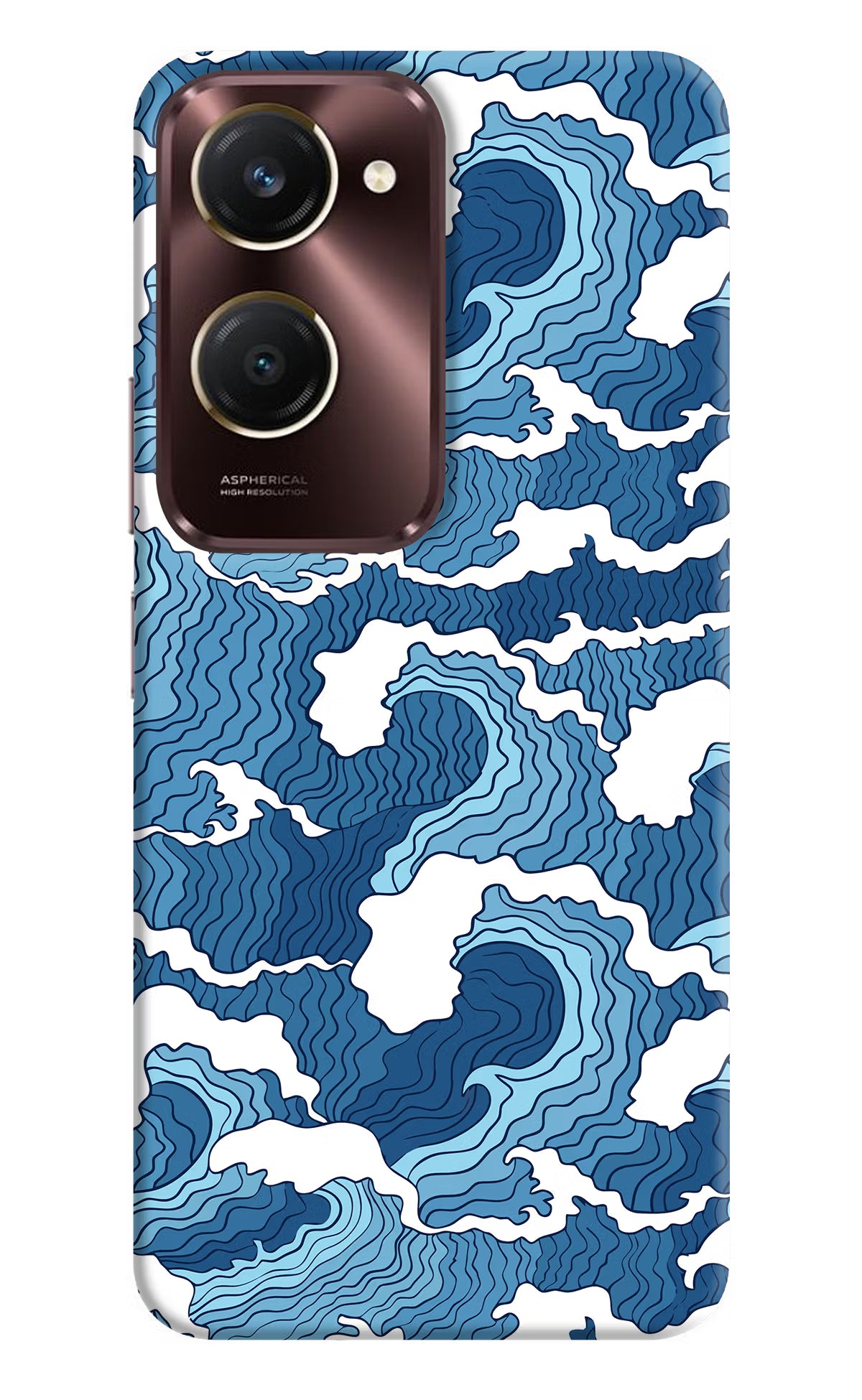 Blue Waves iQOO Z9 Lite 5G Back Cover