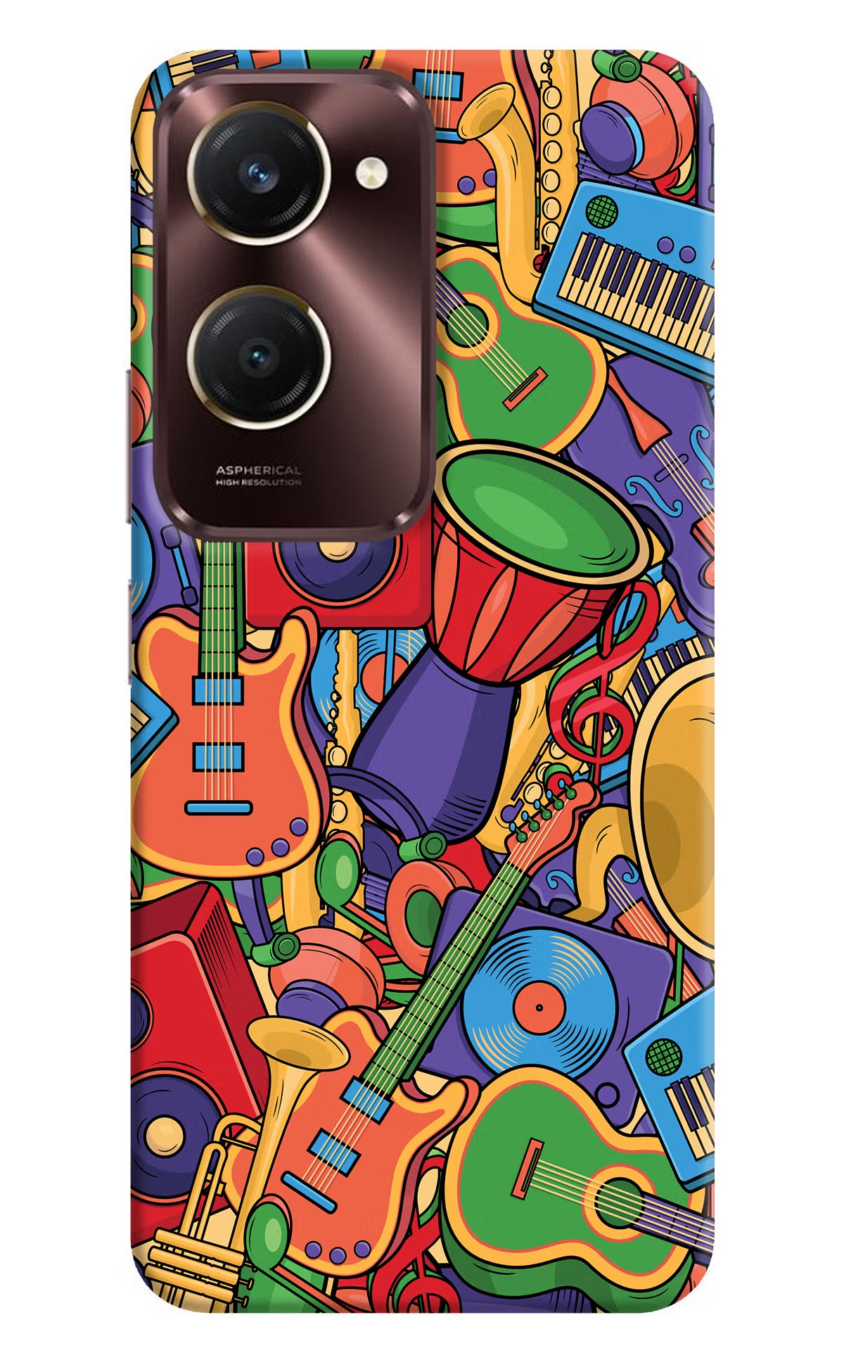 Music Instrument Doodle iQOO Z9 Lite 5G Back Cover