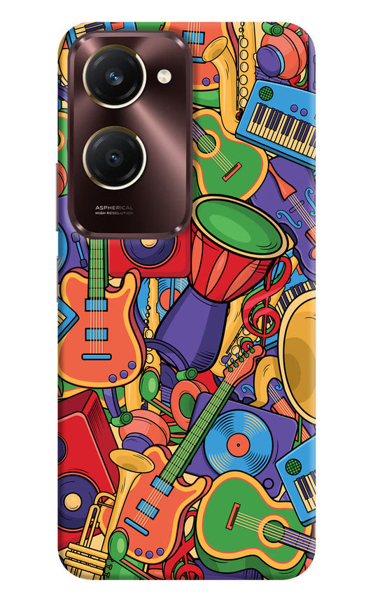 Music Instrument Doodle iQOO Z9 Lite 5G Back Cover