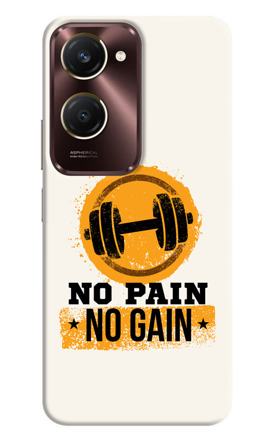 No Pain No Gain iQOO Z9 Lite 5G Back Cover