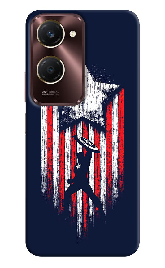 Captain America Marvel Art iQOO Z9 Lite 5G Back Cover