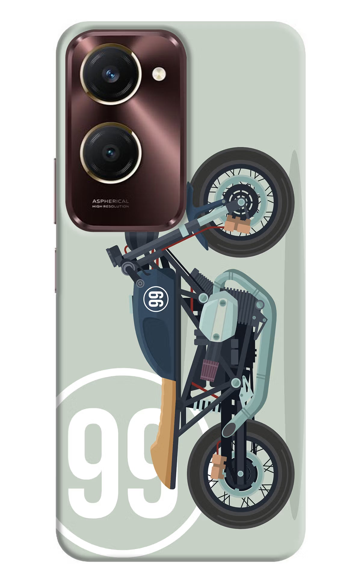 Classic Cafe Racer 99 iQOO Z9 Lite 5G Back Cover