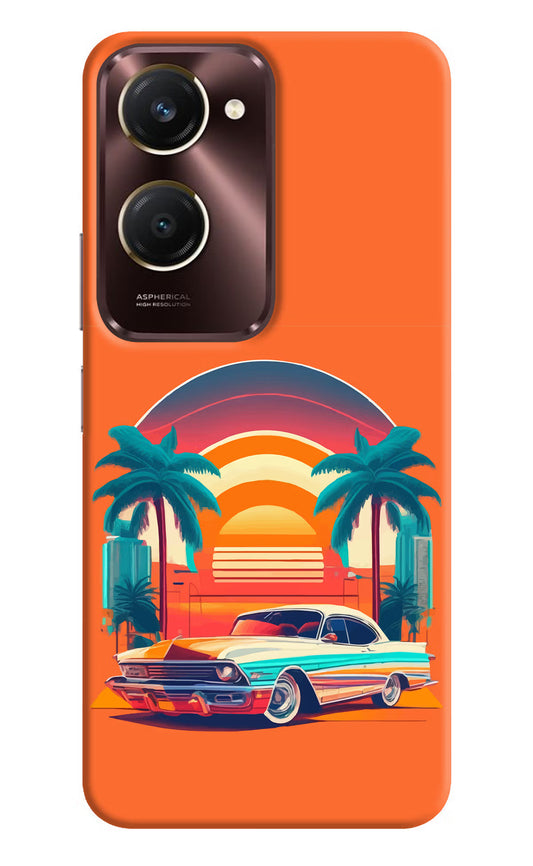 Palm Drive 80s iQOO Z9 Lite 5G Back Cover