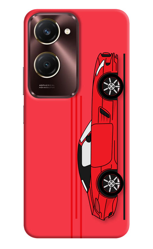 Red Velocity iQOO Z9 Lite 5G Back Cover