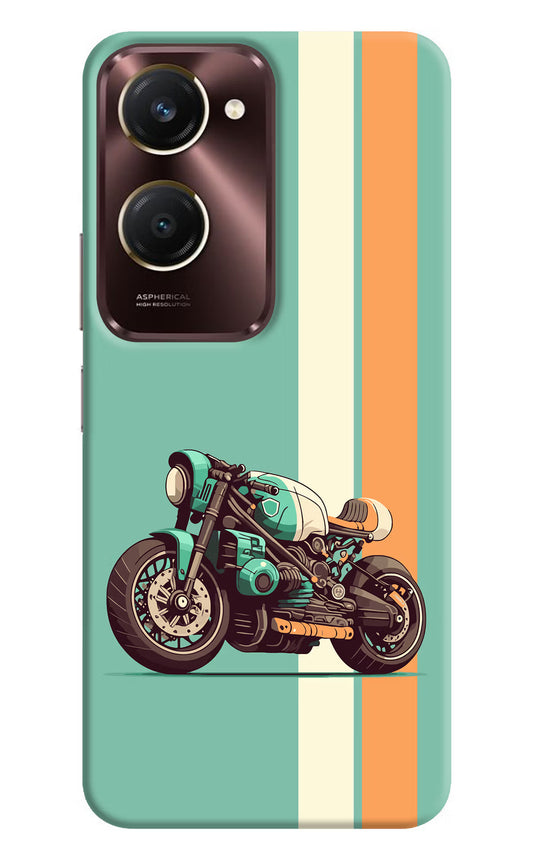 Striped Moto Drift iQOO Z9 Lite 5G Back Cover