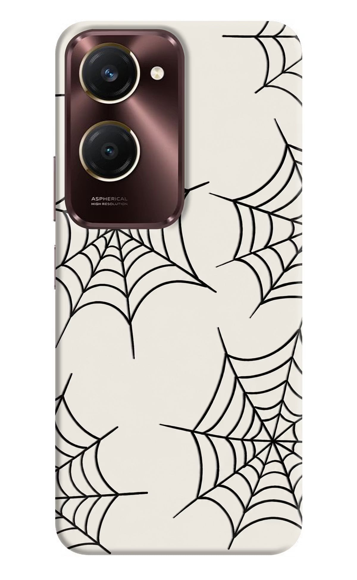 Spider Web iQOO Z9 Lite 5G Hard Case Back Cover by Casekaro