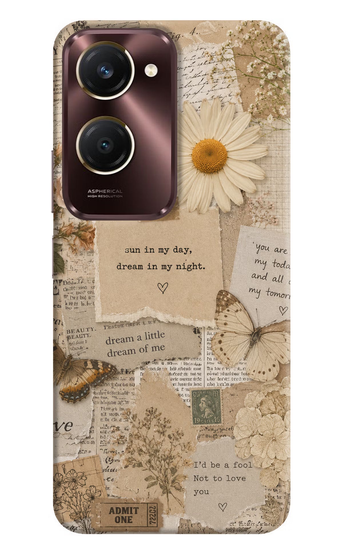 Vintage case iQOO Z9 Lite 5G Back Cover