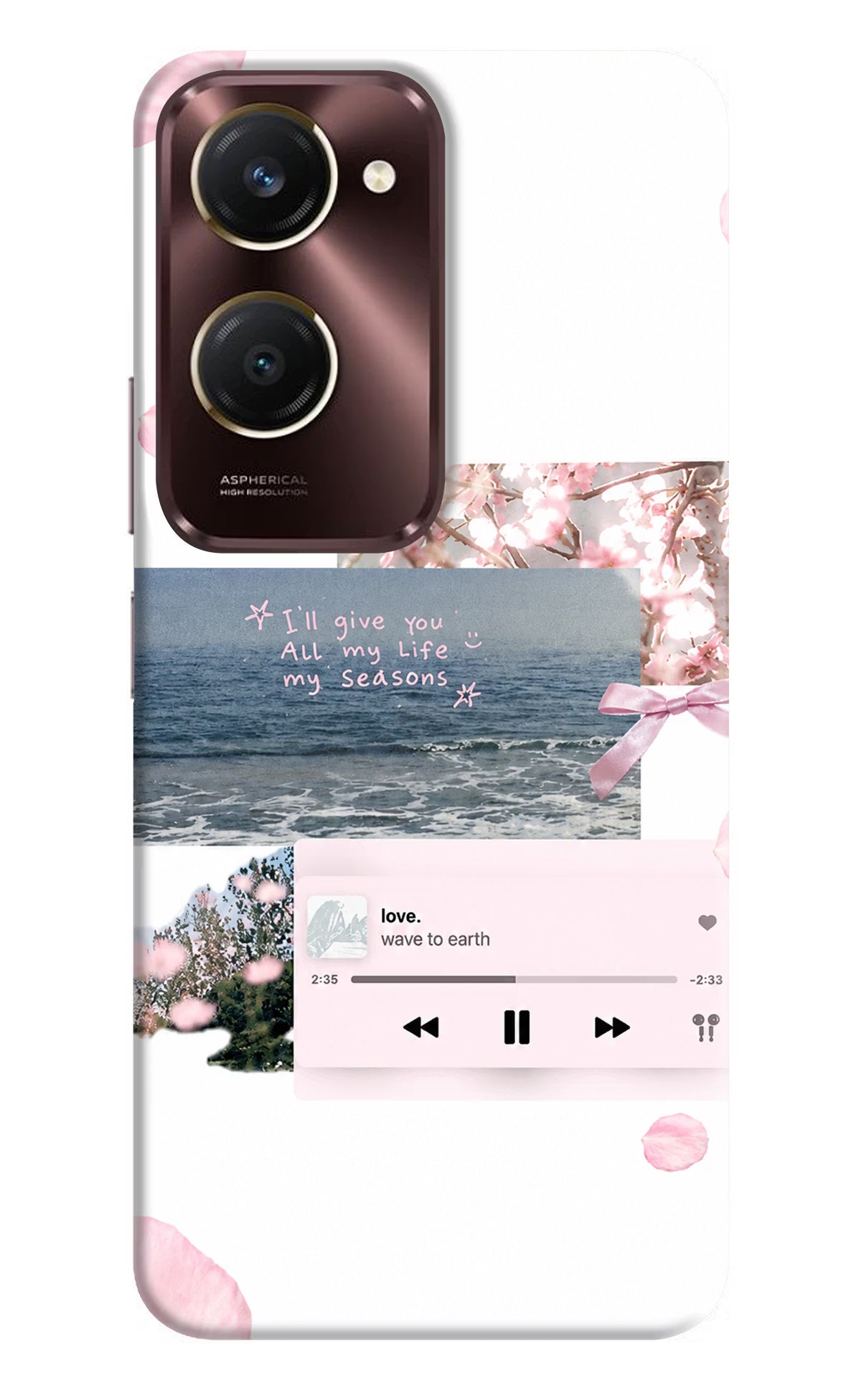 Wave to earth iQOO Z9 Lite 5G Back Cover