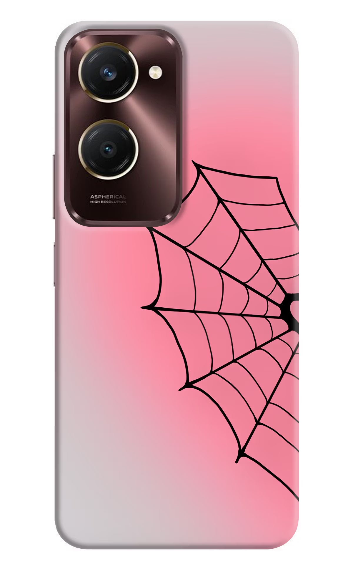 Pink Web iQOO Z9 Lite 5G Back Cover