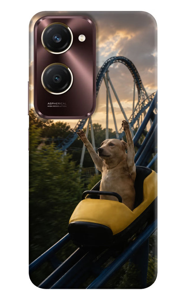 Rollercoaster Dog iQOO Z9 Lite 5G Hard Case Back Cover by Casekaro