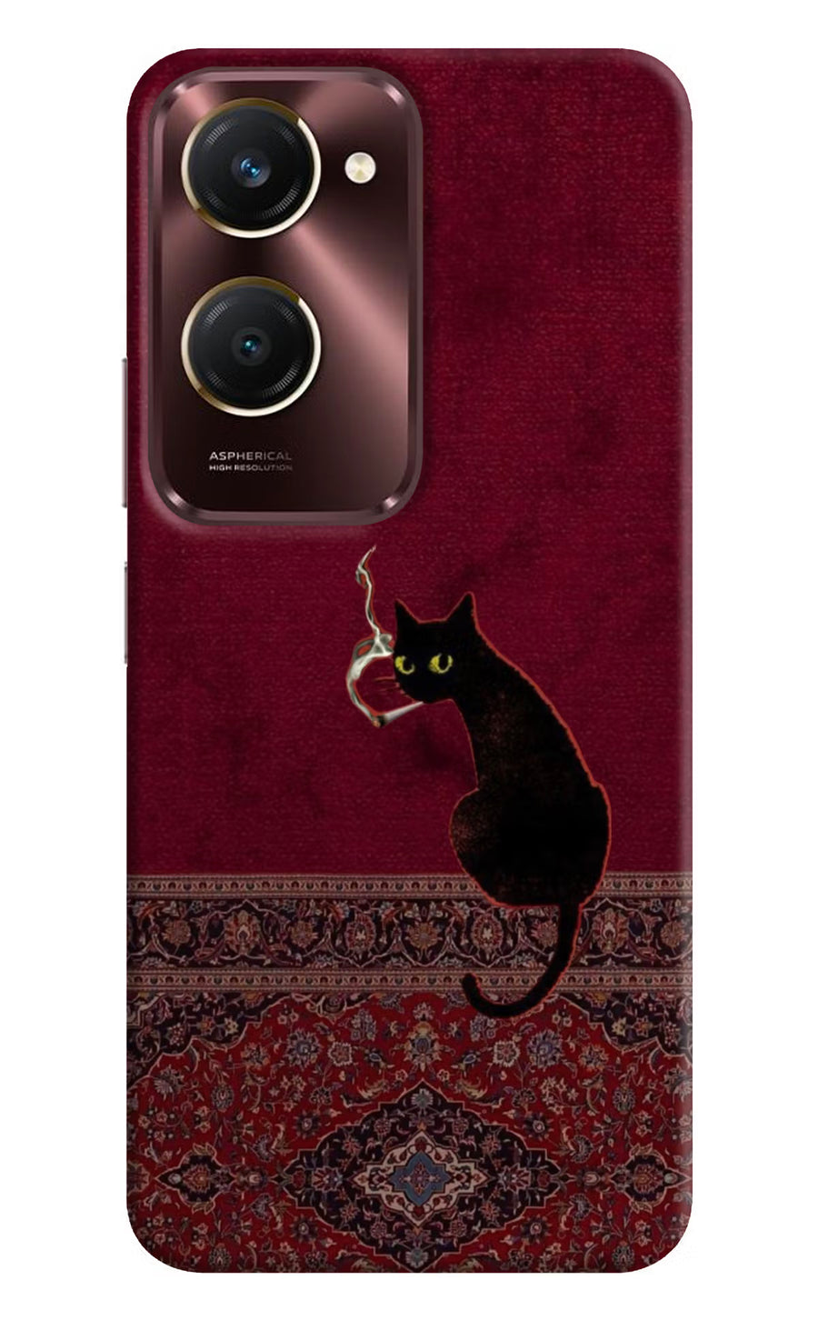 Midnight Cat iQOO Z9 Lite 5G Back Cover, Hard case