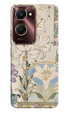 White Lily iQOO Z9 Lite 5G Hard Case Back Cover by Casekaro