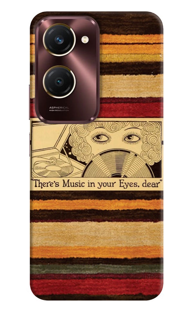 Vinyl Stripes iQOO Z9 Lite 5G Hard Case Back Cover by Casekaro