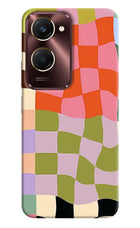 Wavy Grid iQOO Z9 Lite 5G Hard Case Back Cover by Casekaro