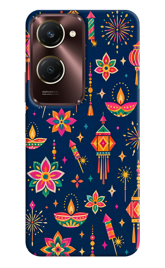 Festive Pop iQOO Z9 Lite 5G Hard Case Back Cover by Casekaro