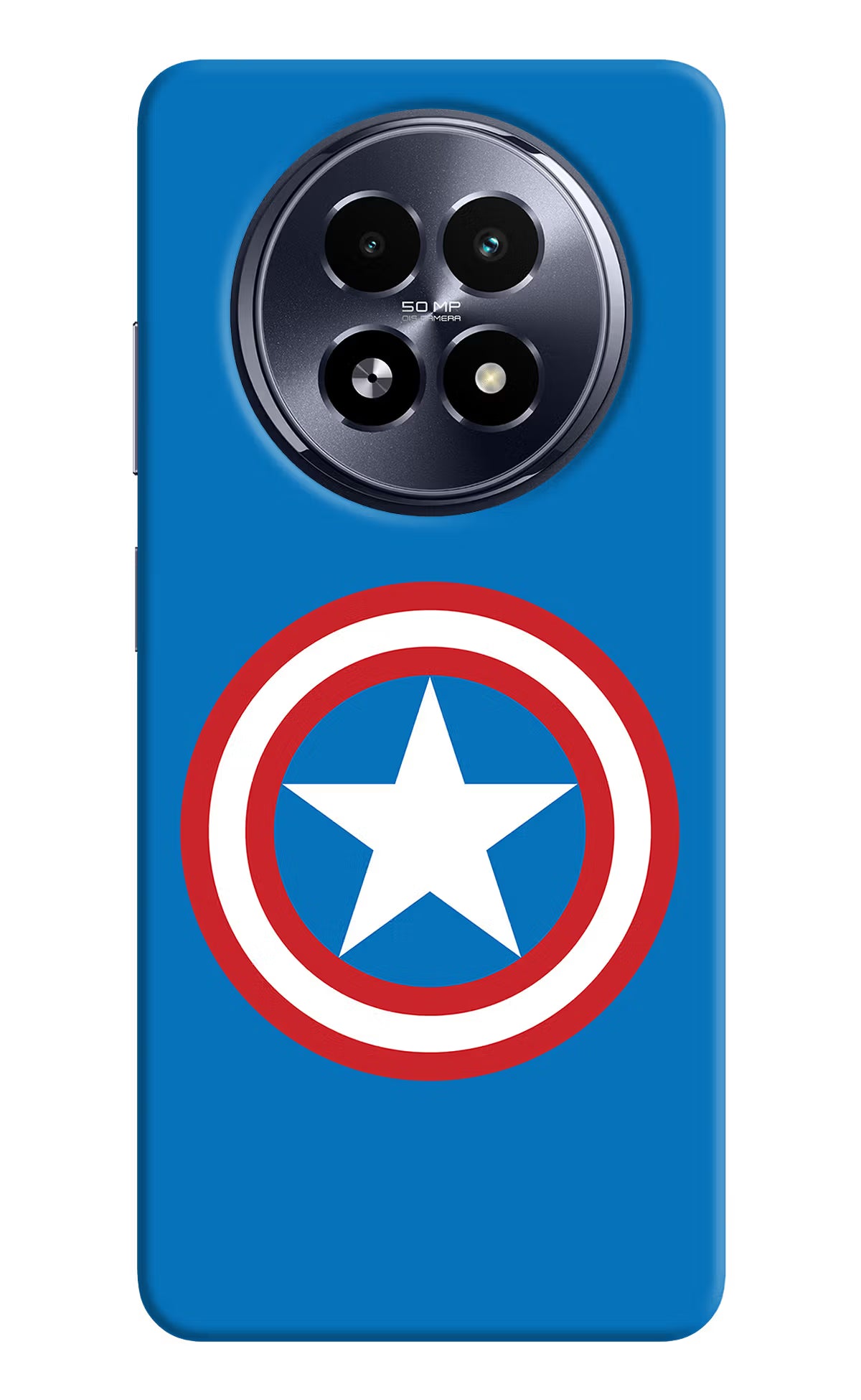 Captain America Logo Realme 13 5G Hard Case Back Cover by Casekaro