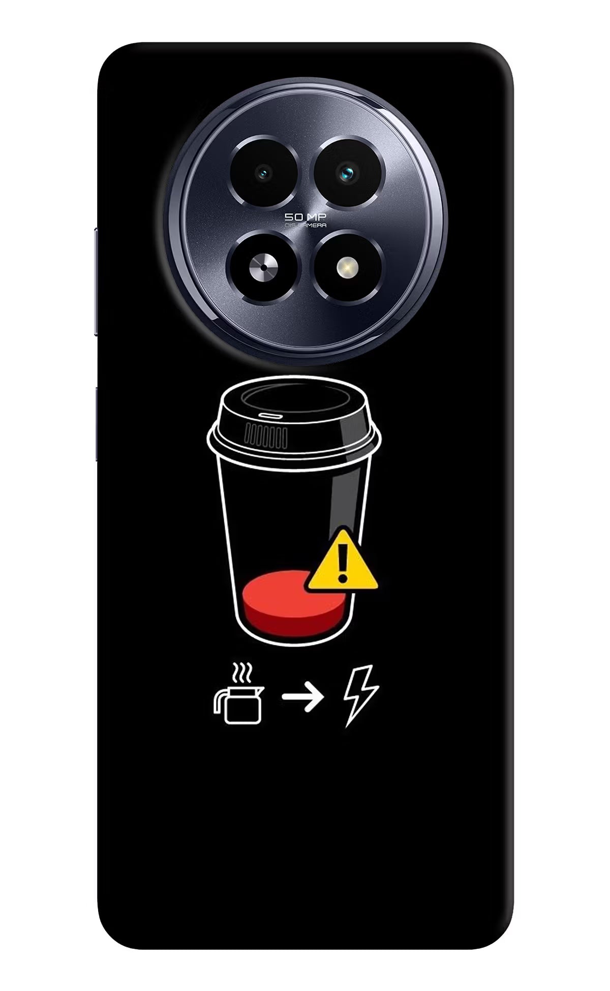 Coffee Realme 13 5G Hard Case Back Cover by Casekaro