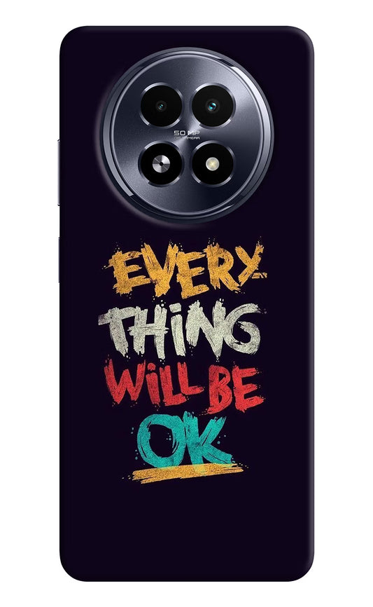 Everything Will Be Ok Realme 13 5G Hard Case Back Cover by Casekaro