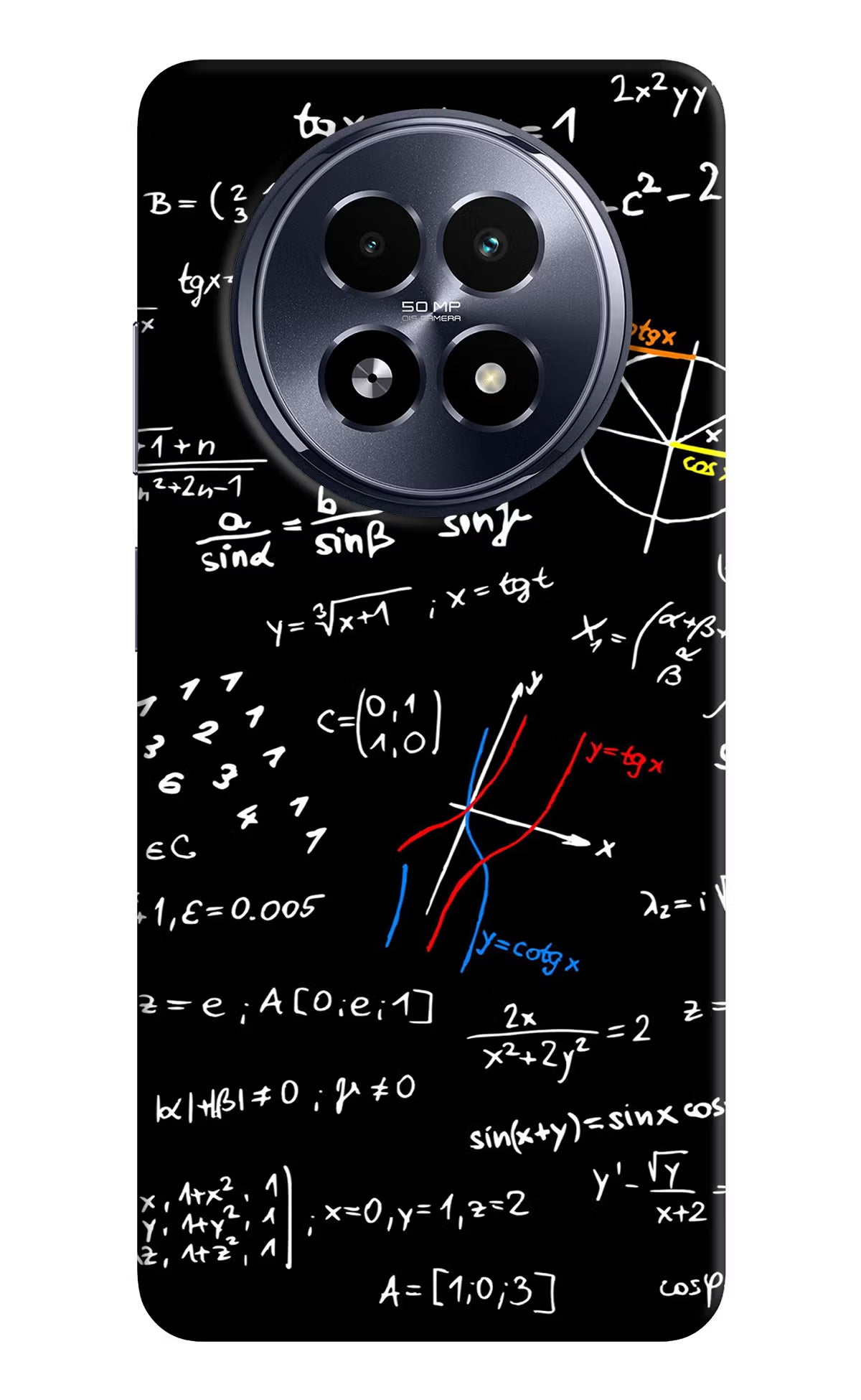 Mathematics Formula Realme 13 5G Hard Case Back Cover by Casekaro