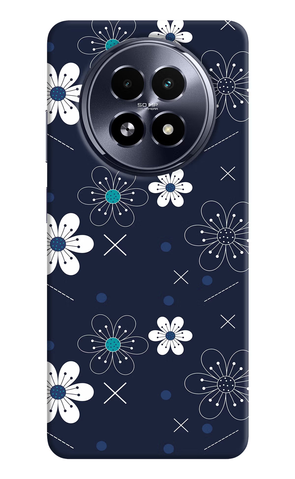 Flowers Realme 13 5G Hard Case Back Cover by Casekaro