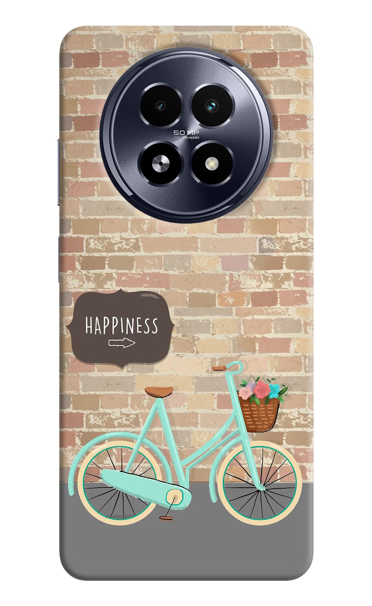 Happiness Artwork Realme 13 5G Hard Case Back Cover by Casekaro
