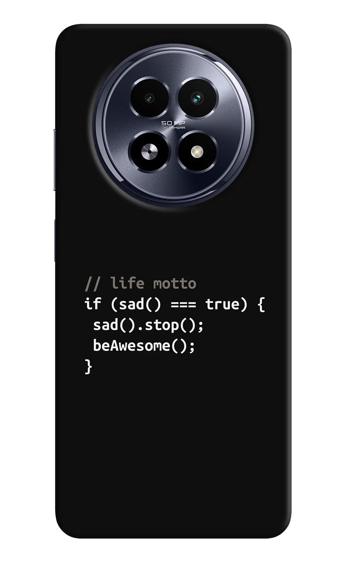 Life Motto Code Realme 13 5G Hard Case Back Cover by Casekaro