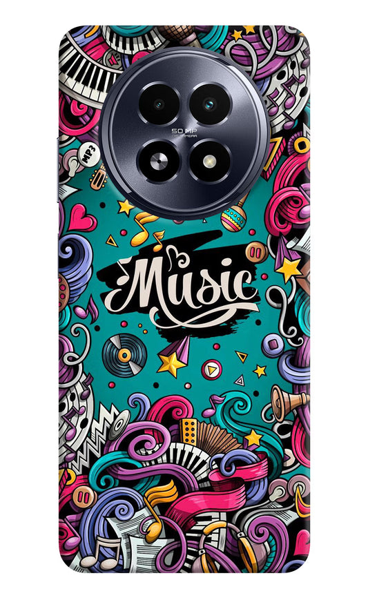 Music Graffiti Realme 13 5G Hard Case Back Cover by Casekaro