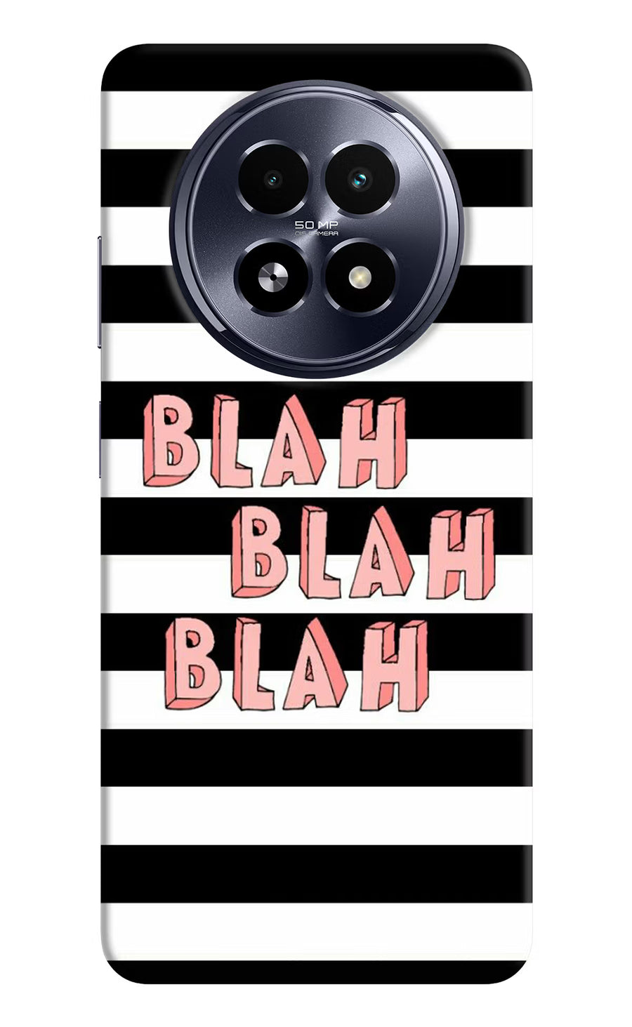 Blah Blah Blah Realme 13 5G Back Cover, Hard case