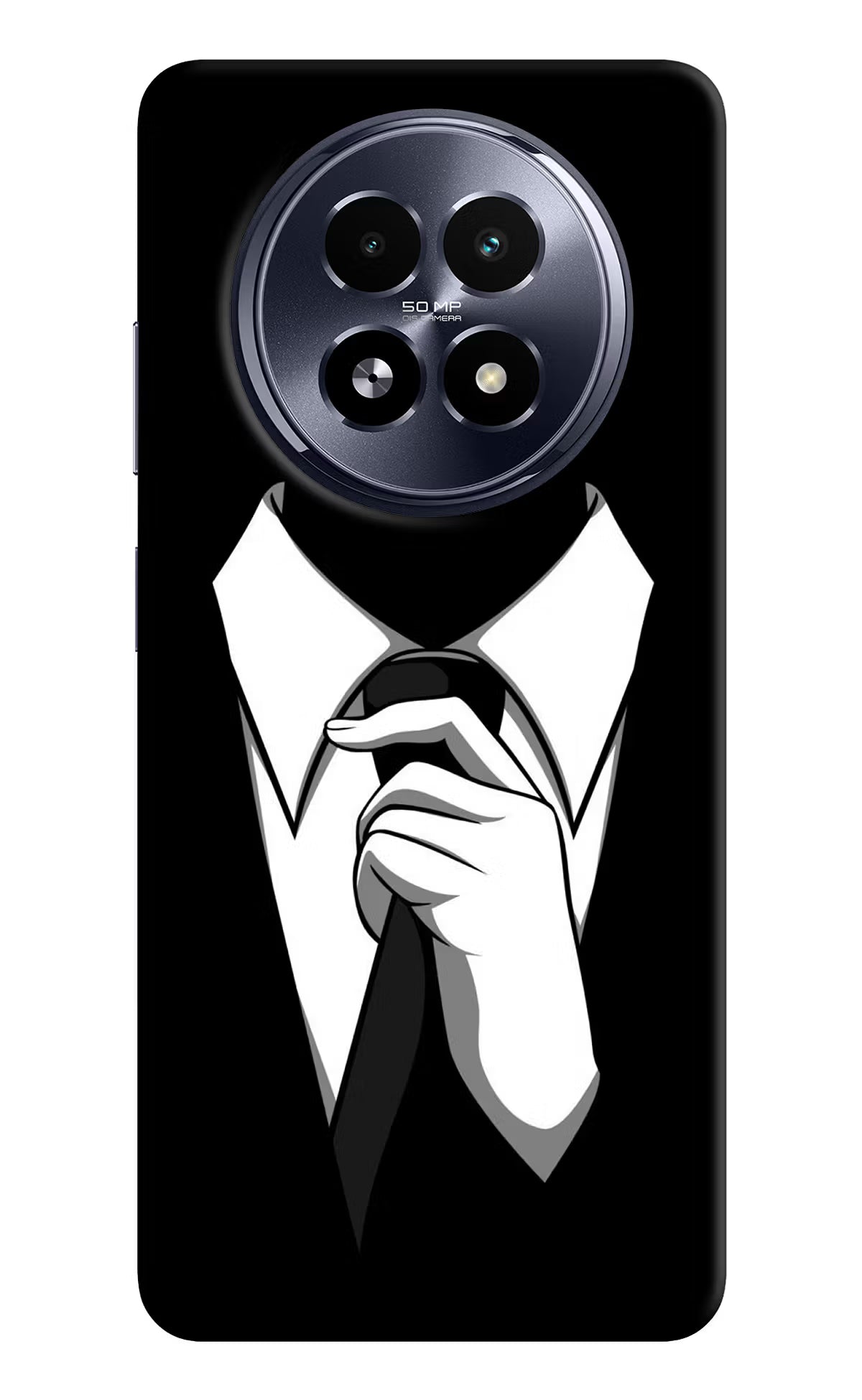 Black Tie Realme 13 5G Hard Case Back Cover by Casekaro