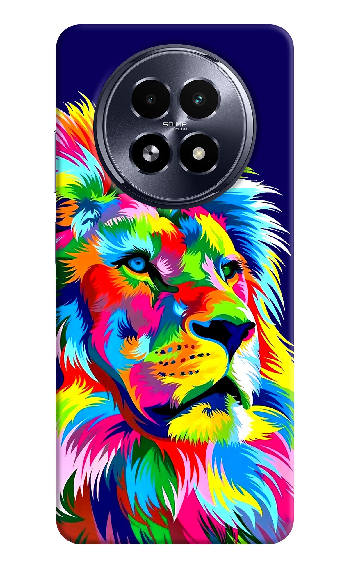 Vector Art Lion Realme 13 5G Hard Case Back Cover by Casekaro