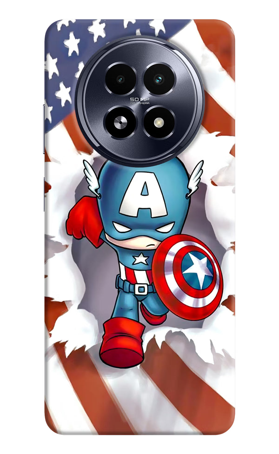 Captain America Realme 13 5G Back Cover, Hard case