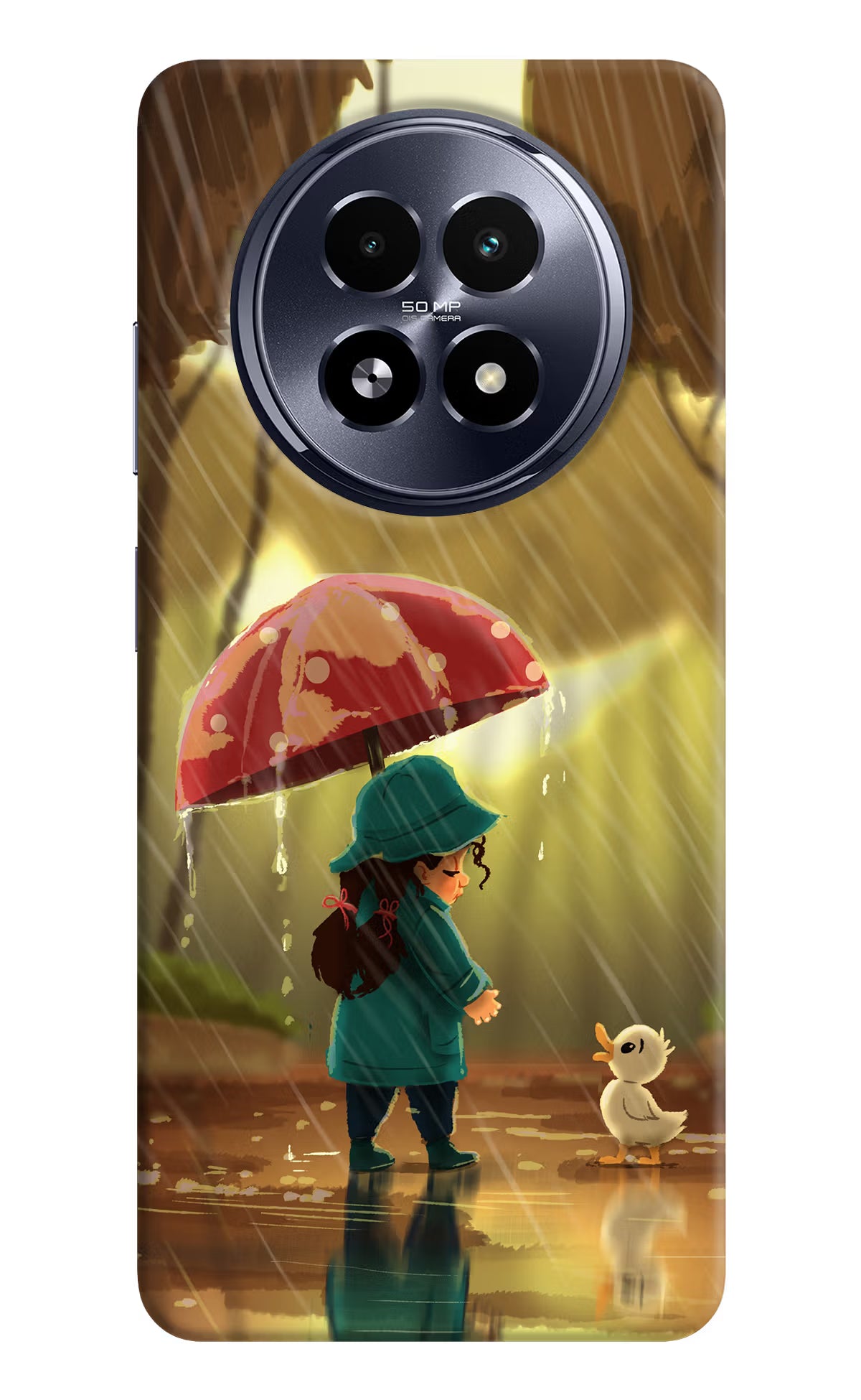 Rainy Day Realme 13 5G Hard Case Back Cover by Casekaro