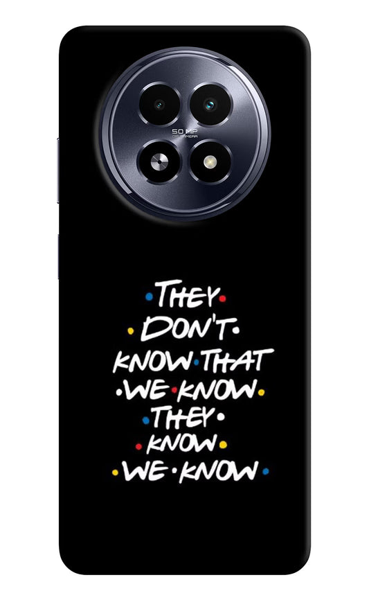 FRIENDS Dialogue Realme 13 5G Hard Case Back Cover by Casekaro