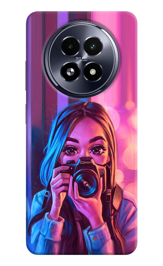 Girl Photographer Realme 13 5G Hard Case Back Cover by Casekaro