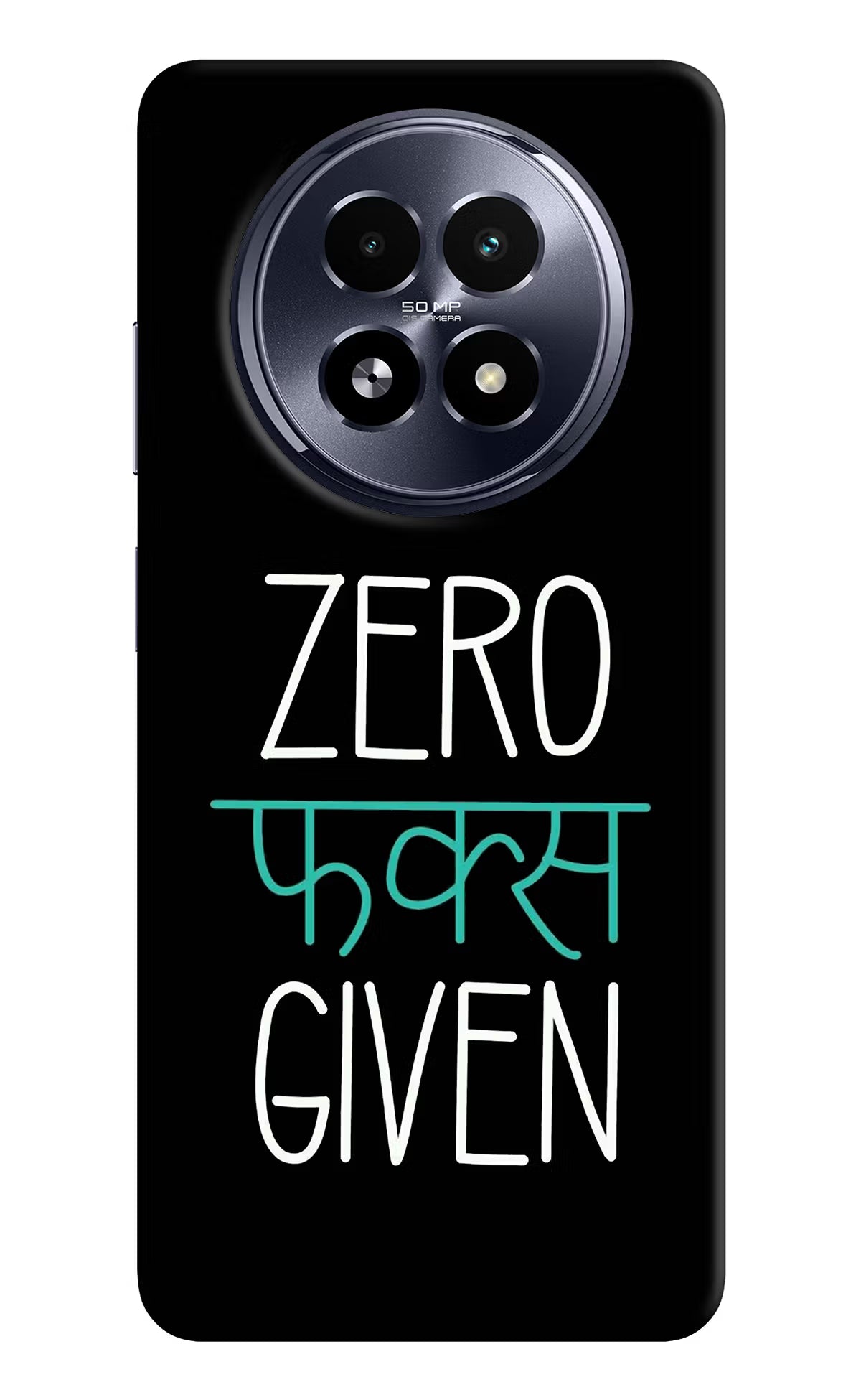 Zero Fucks Given Realme 13 5G Hard Case Back Cover by Casekaro