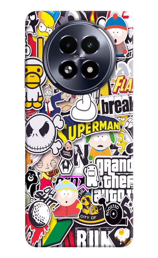 Sticker Bomb Realme 13 5G Hard Case Back Cover by Casekaro