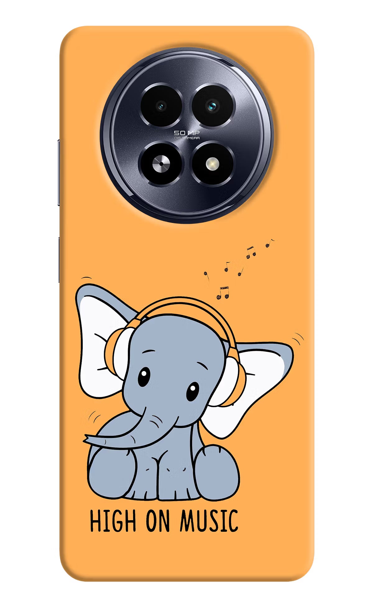 High On Music Realme 13 5G Hard Case Back Cover by Casekaro