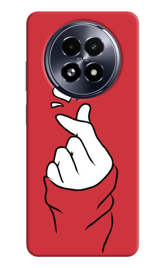 Korean Love Sign Realme 13 5G Hard Case Back Cover by Casekaro