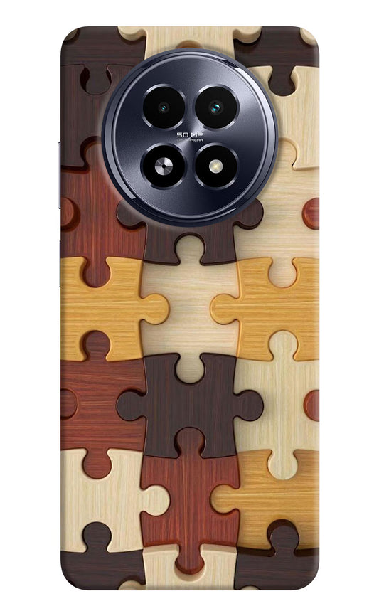 Wooden Puzzle Realme 13 5G Hard Case Back Cover by Casekaro