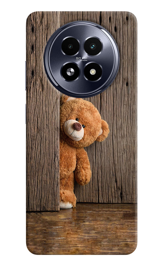 Teddy Wooden Realme 13 5G Hard Case Back Cover by Casekaro