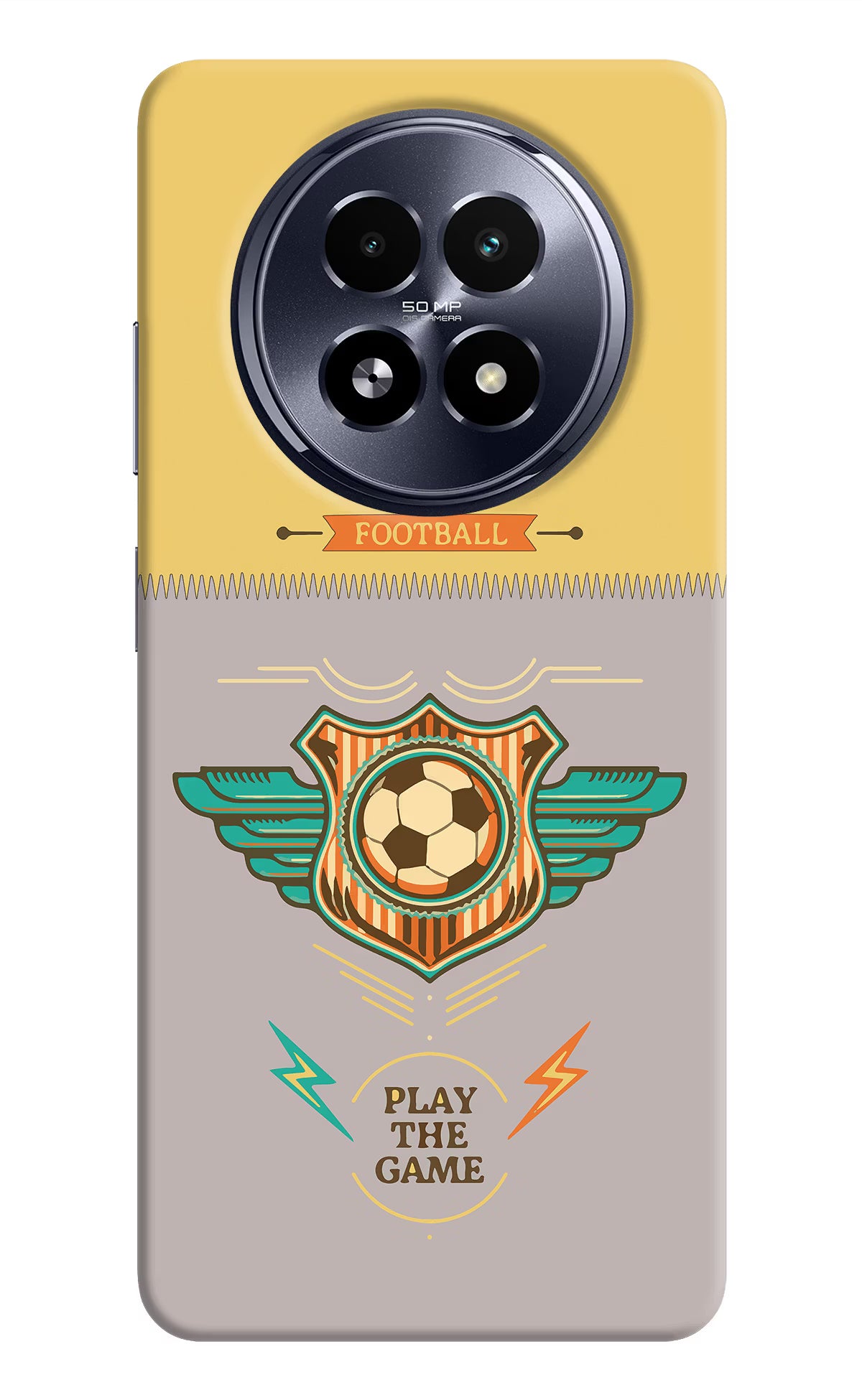 Football Realme 13 5G Hard Case Back Cover by Casekaro