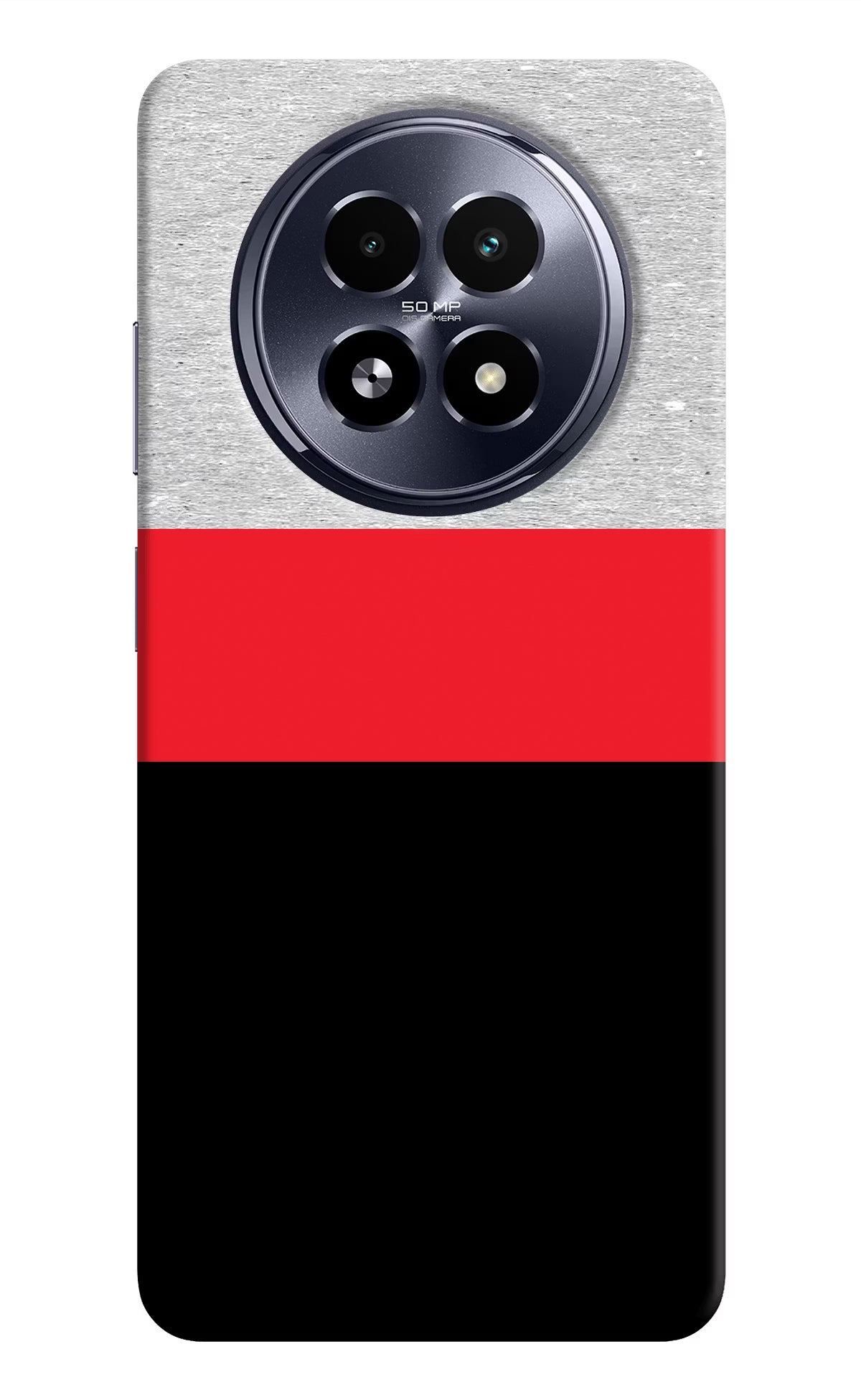 Tri Color Pattern Realme 13 5G Hard Case Back Cover by Casekaro