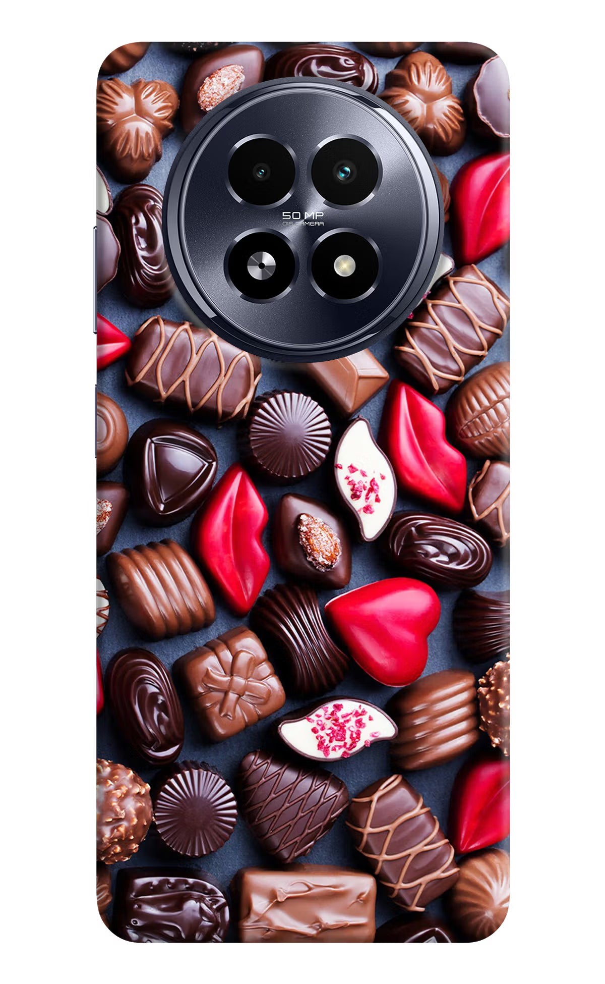 Chocolates Realme 13 5G Hard Case Back Cover by Casekaro