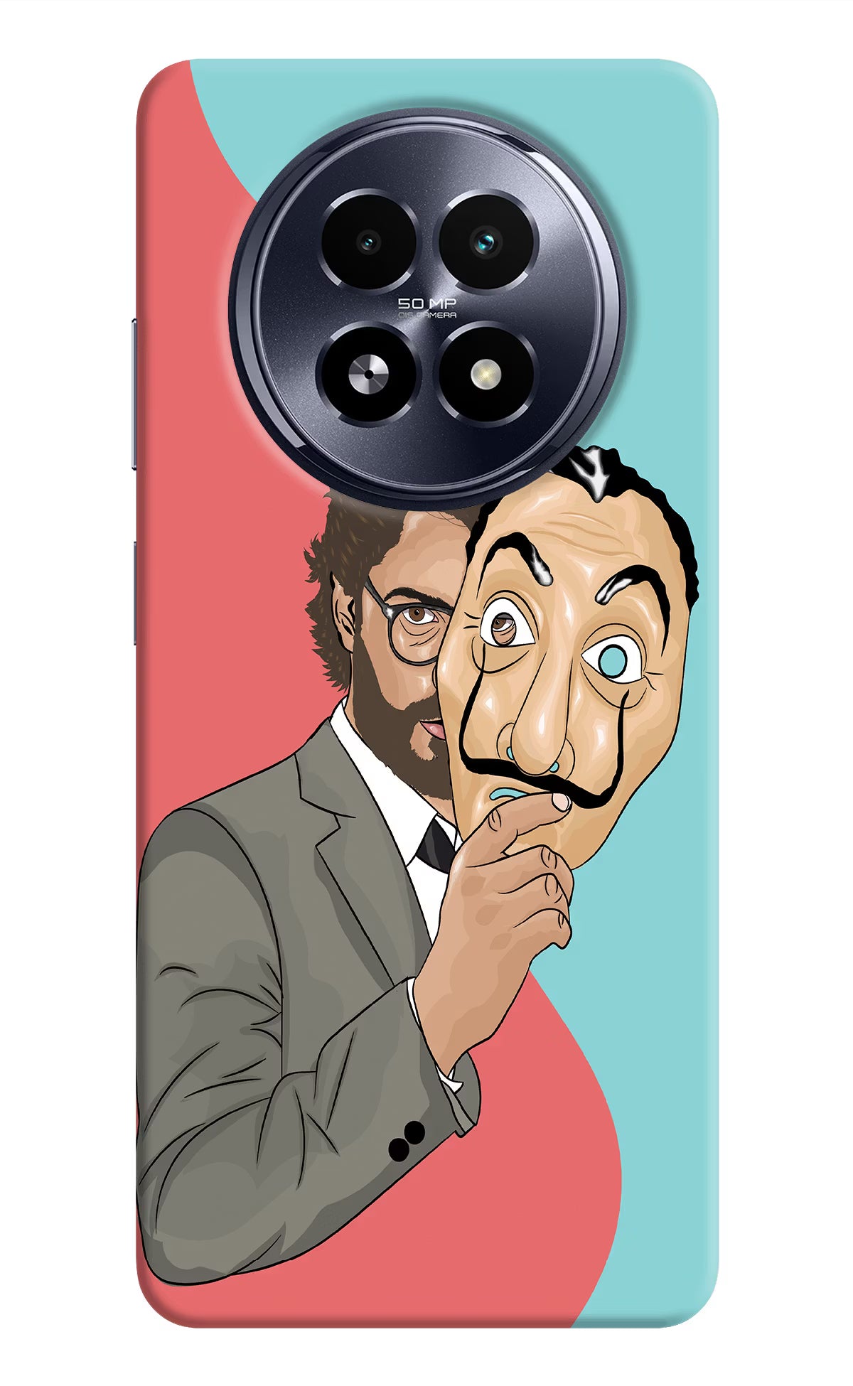 Professor Realme 13 5G Hard Case Back Cover by Casekaro