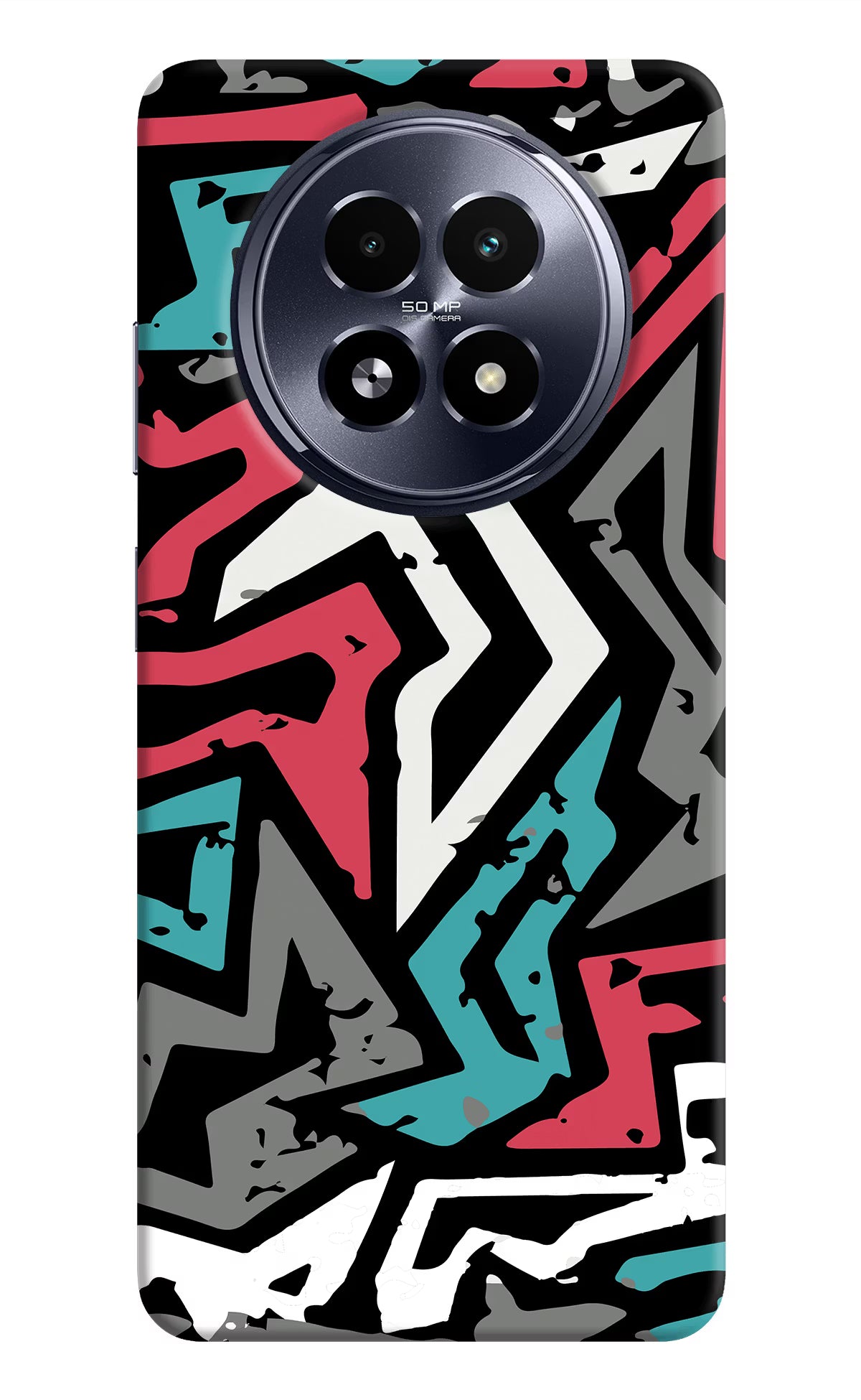 Geometric Graffiti Realme 13 5G Hard Case Back Cover by Casekaro