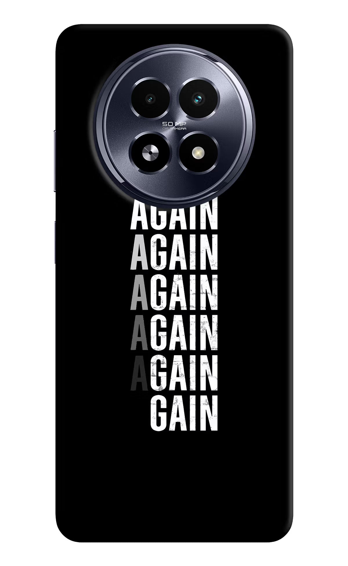 Again Again Gain Realme 13 5G Hard Case Back Cover by Casekaro