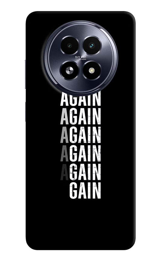 Again Again Gain Realme 13 5G Hard Case Back Cover by Casekaro