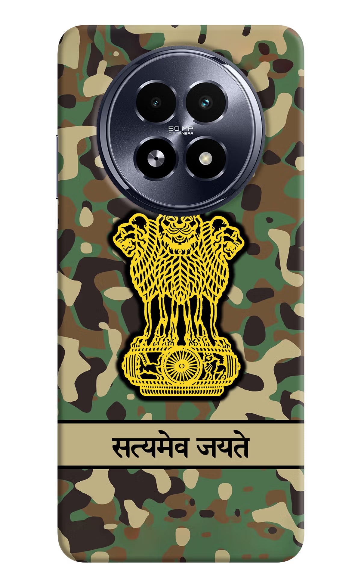 Satyamev Jayate Army Realme 13 5G Hard Case Back Cover by Casekaro