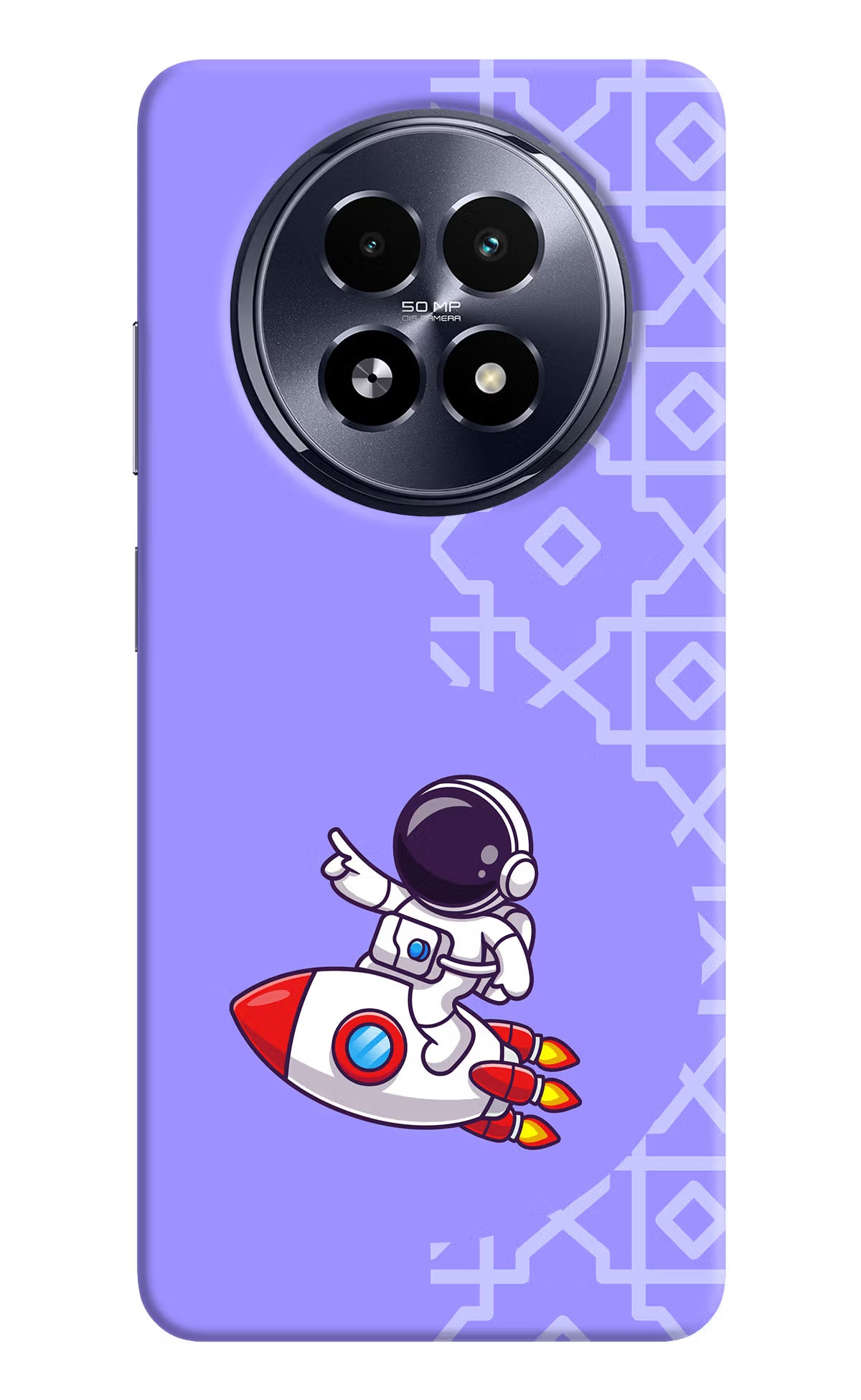 Cute Astronaut Realme 13 5G Hard Case Back Cover by Casekaro